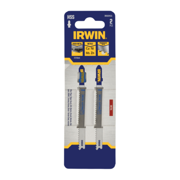 Irwin Pro decoupeerzaagblad T-aansluiting voor metaal - 2 stuks - tot 6 mm