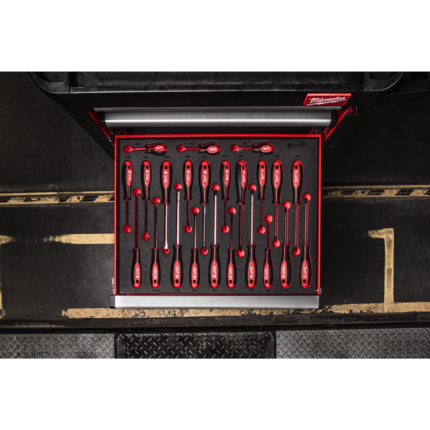 Milwaukee 4932479830 Foam Inlay Tri-Lobe schroevendraaierset