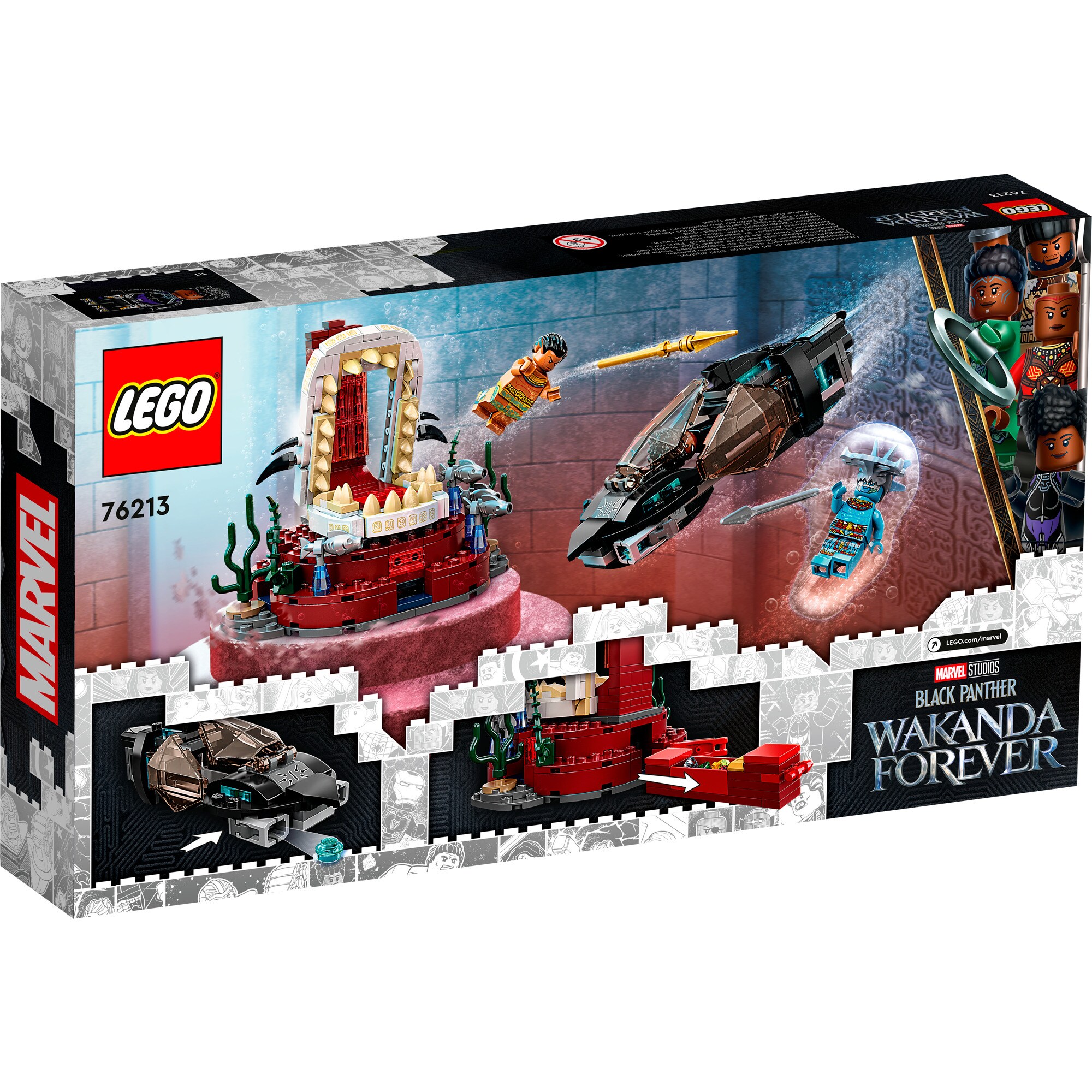 LEGO Konstruktionsspielzeug Marvel Super Heroes König Namors Thronsaal
