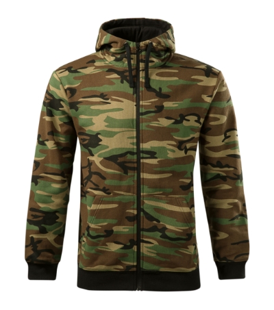 Malfini C19 - Sweatshirt Camo Zipper pour homme