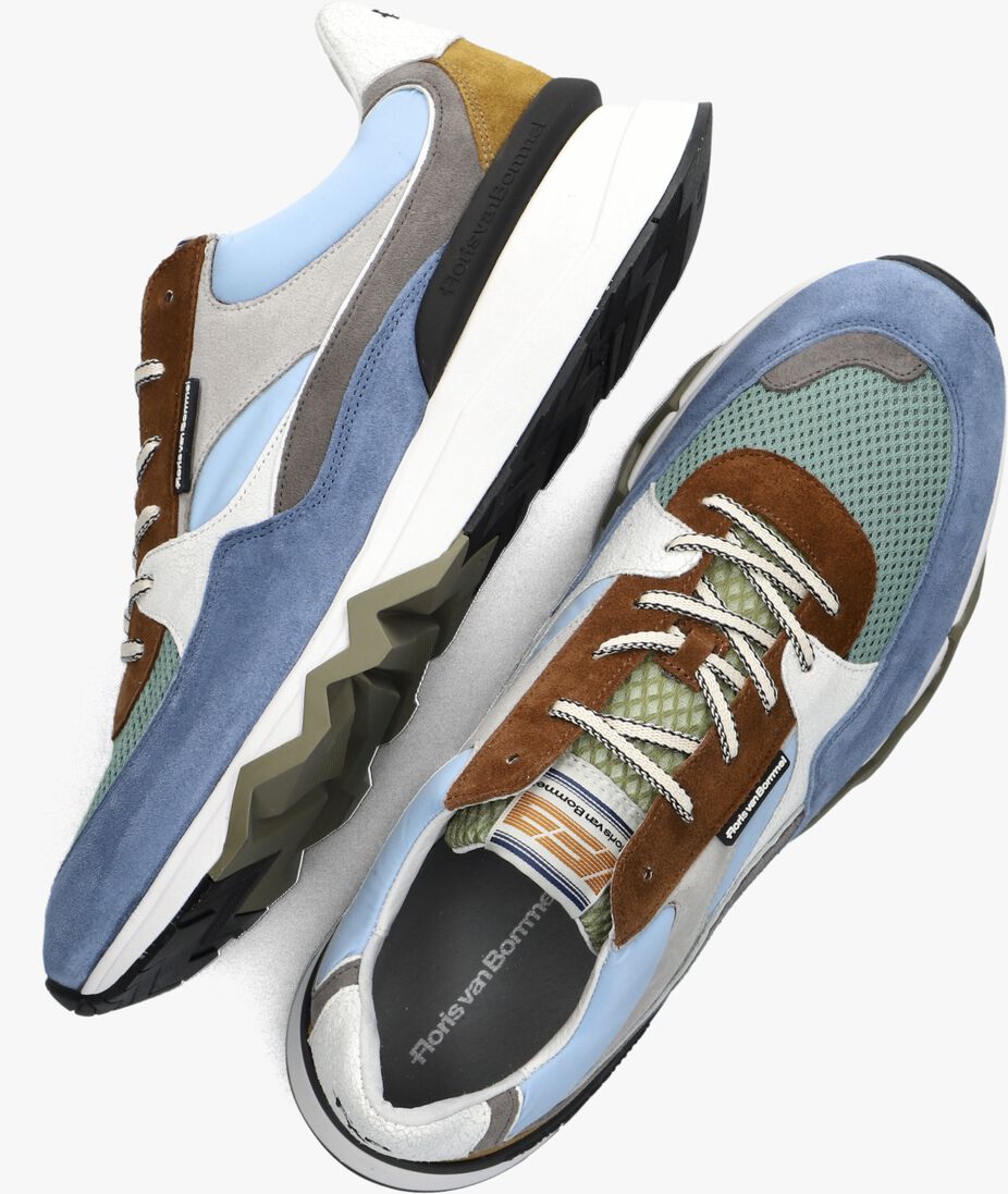 FLORIS VAN BOMMEL blauwe floris van bommel lage sneakers sfm-10155
