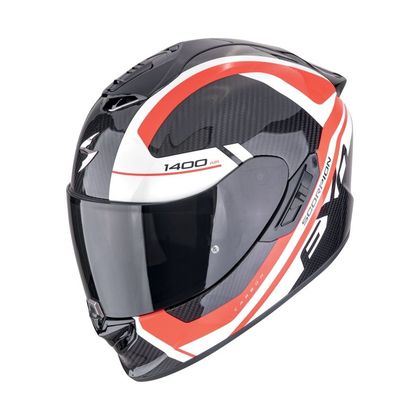 Casque Scorpion Exo EXO 1400 EVO II CARBON AIR - ENKO - Noir / Rouge