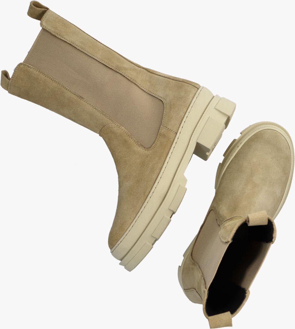WYSH beige wysh chelsea boots anna