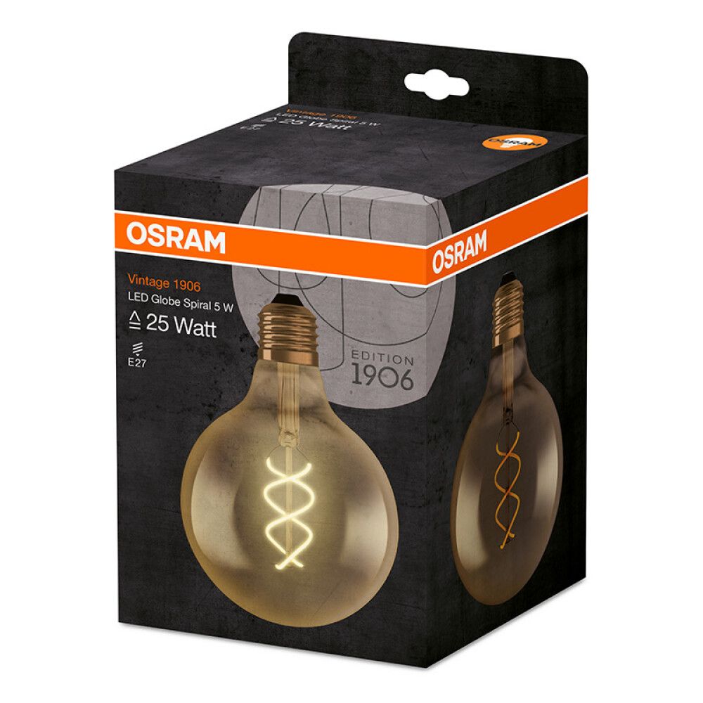 LYSPÆRE OSRAM VINTAGE LED GLOBE E27 250LM 5W