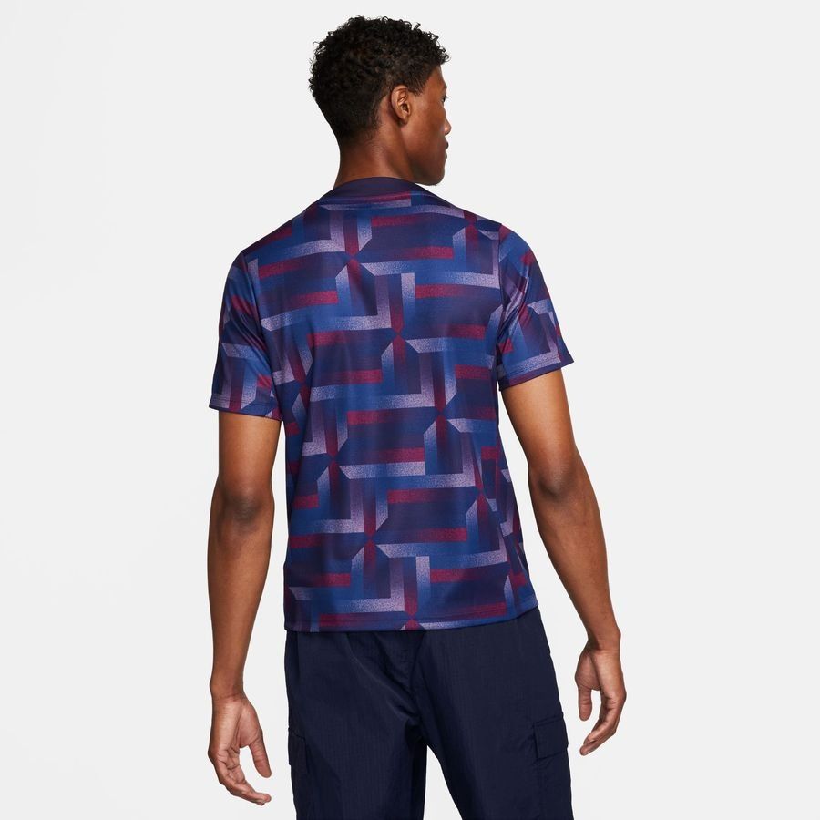 Angleterre T-shirt d'Entraînement Dri-FIT Academy Pro Avant-Match - Purple Ink/Gris