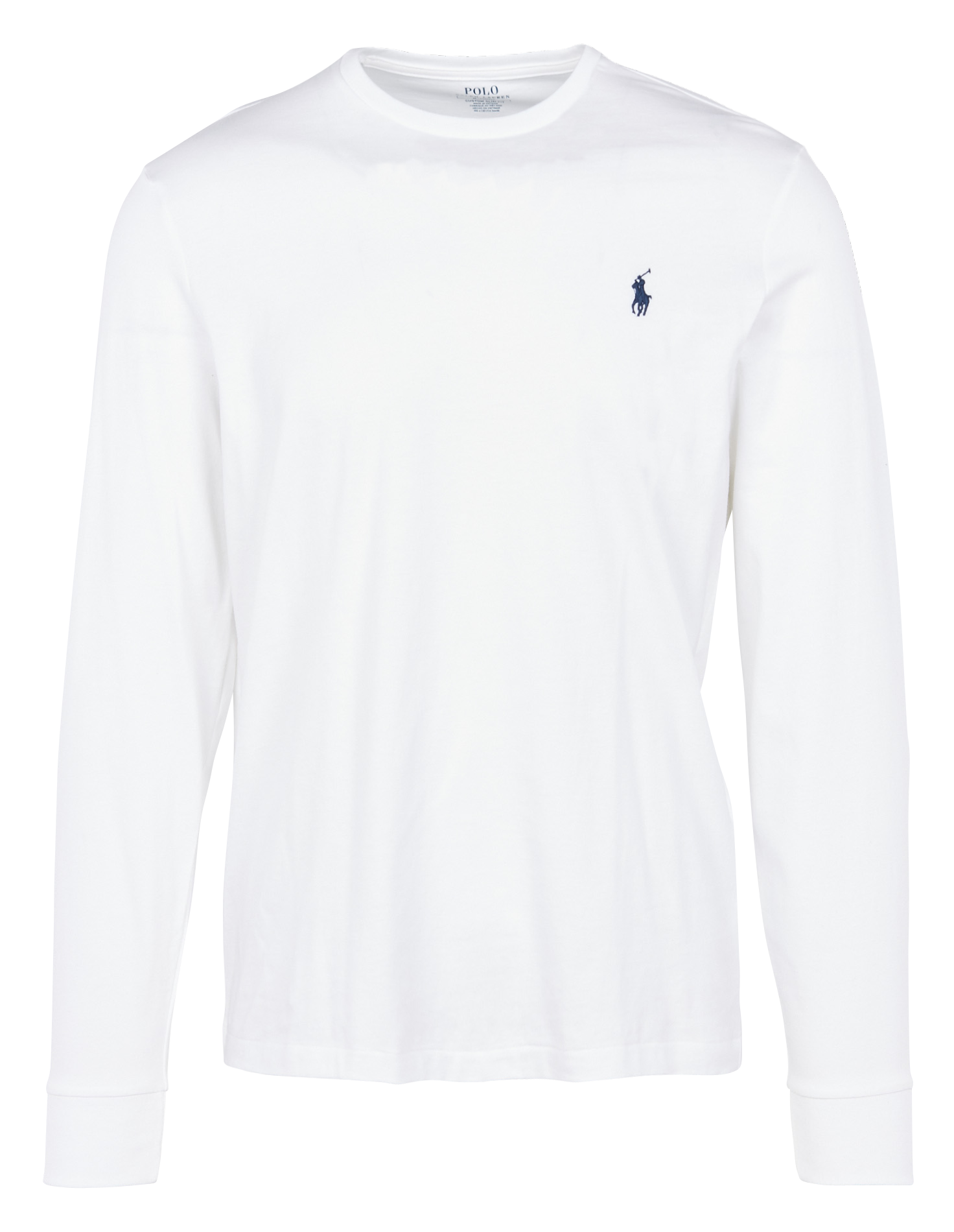 Tee-shirt col rond slim-fit en coton | Blanc