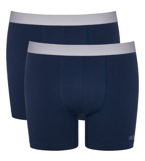 Sloggi Men Go Abc 2.0 Heren Short Met Lange Pijpjes 2 Pack Navy Maat S 1 Stuk