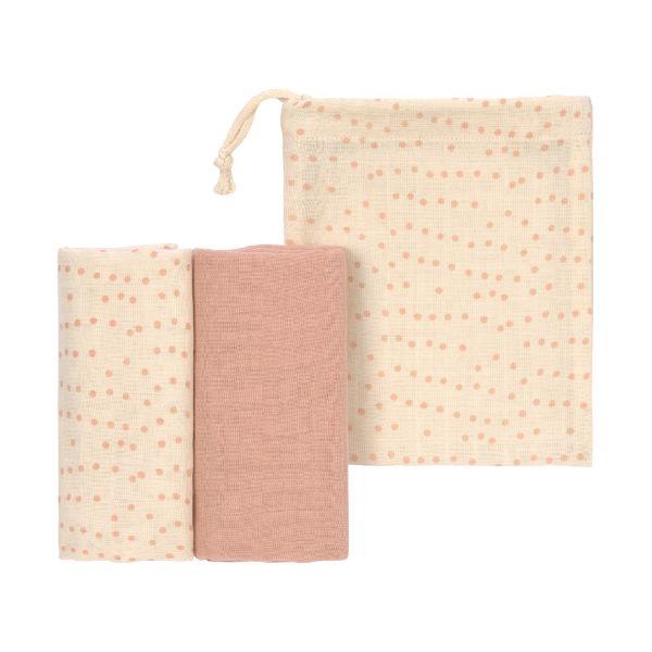Laessig Hydrofieldoek Taupe 60 x 60 cm 2 Stuks