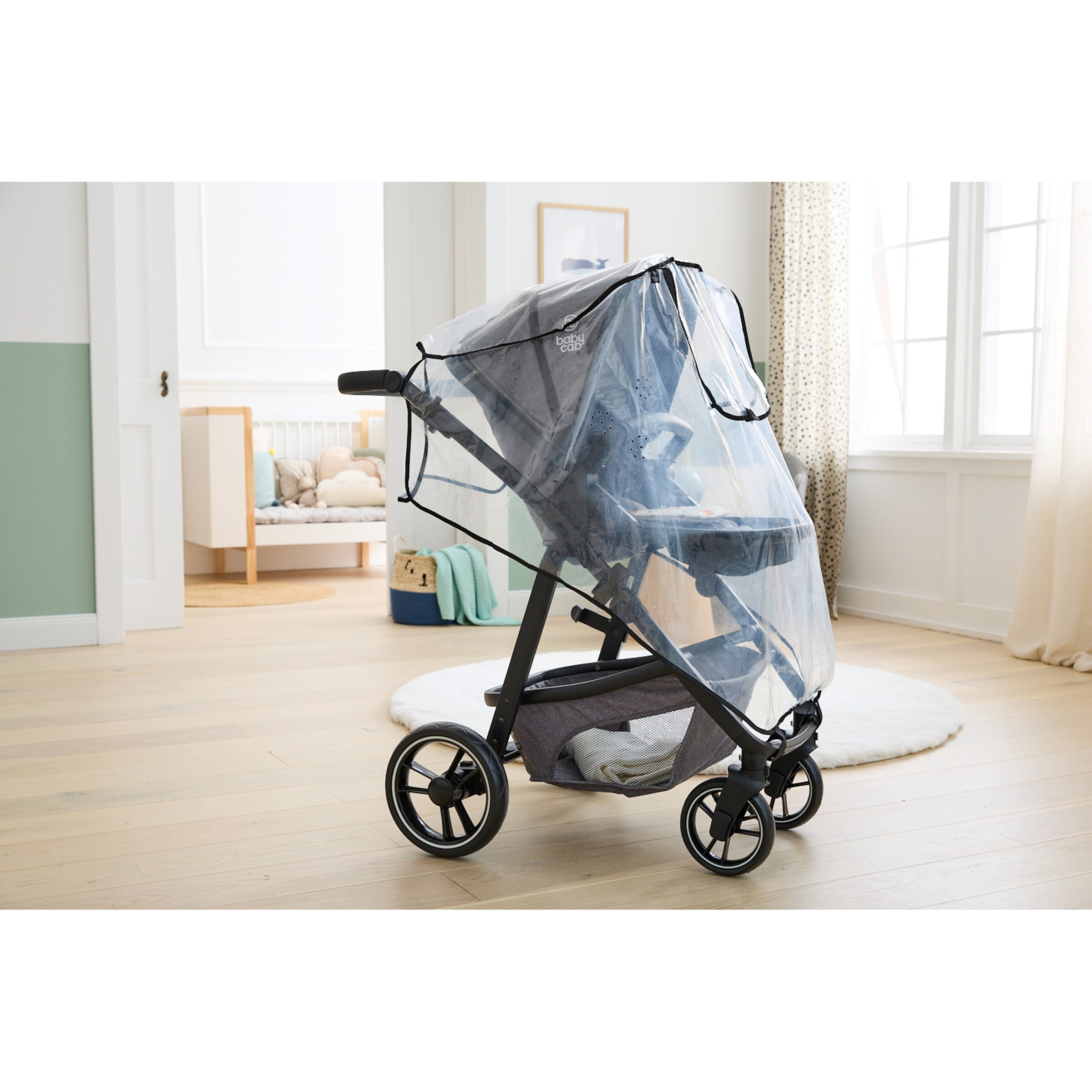 babycab Regenschutz Universal für Kinderwagen