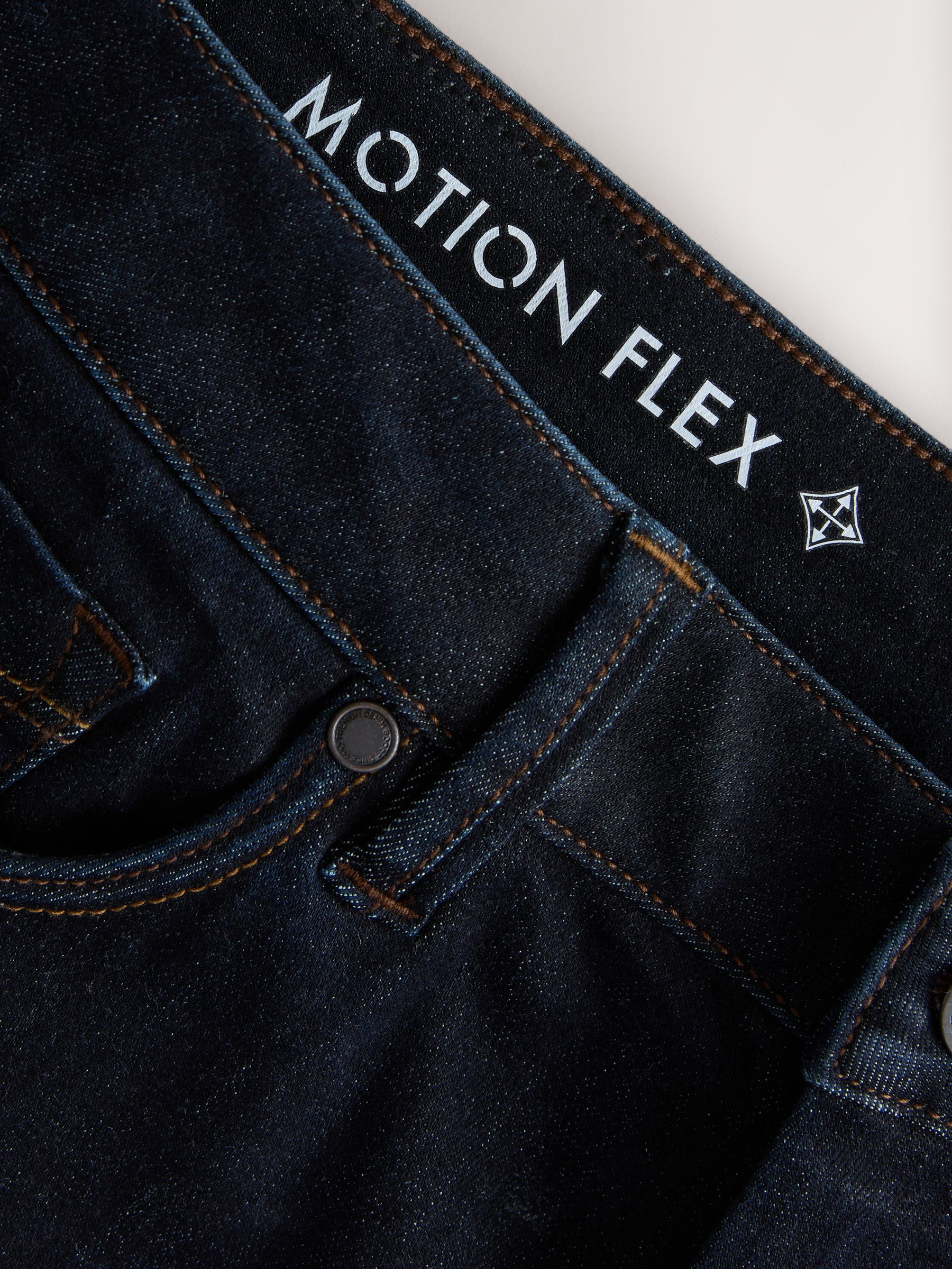 Blauw met wassing - Slim Fit - Motionflex jeans