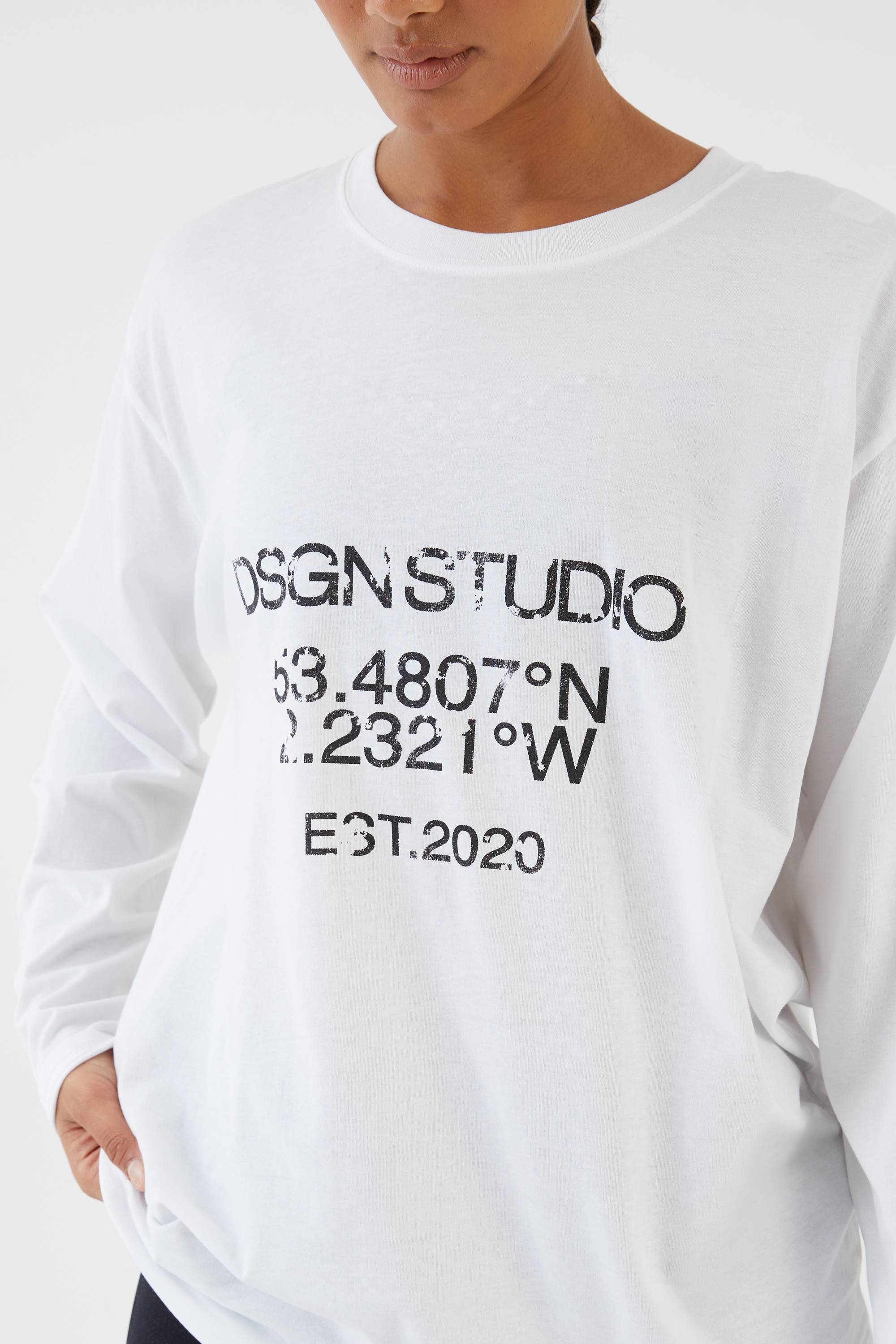 T-shirt À Manches Longues Oversize Dsgn Studio Est 2020