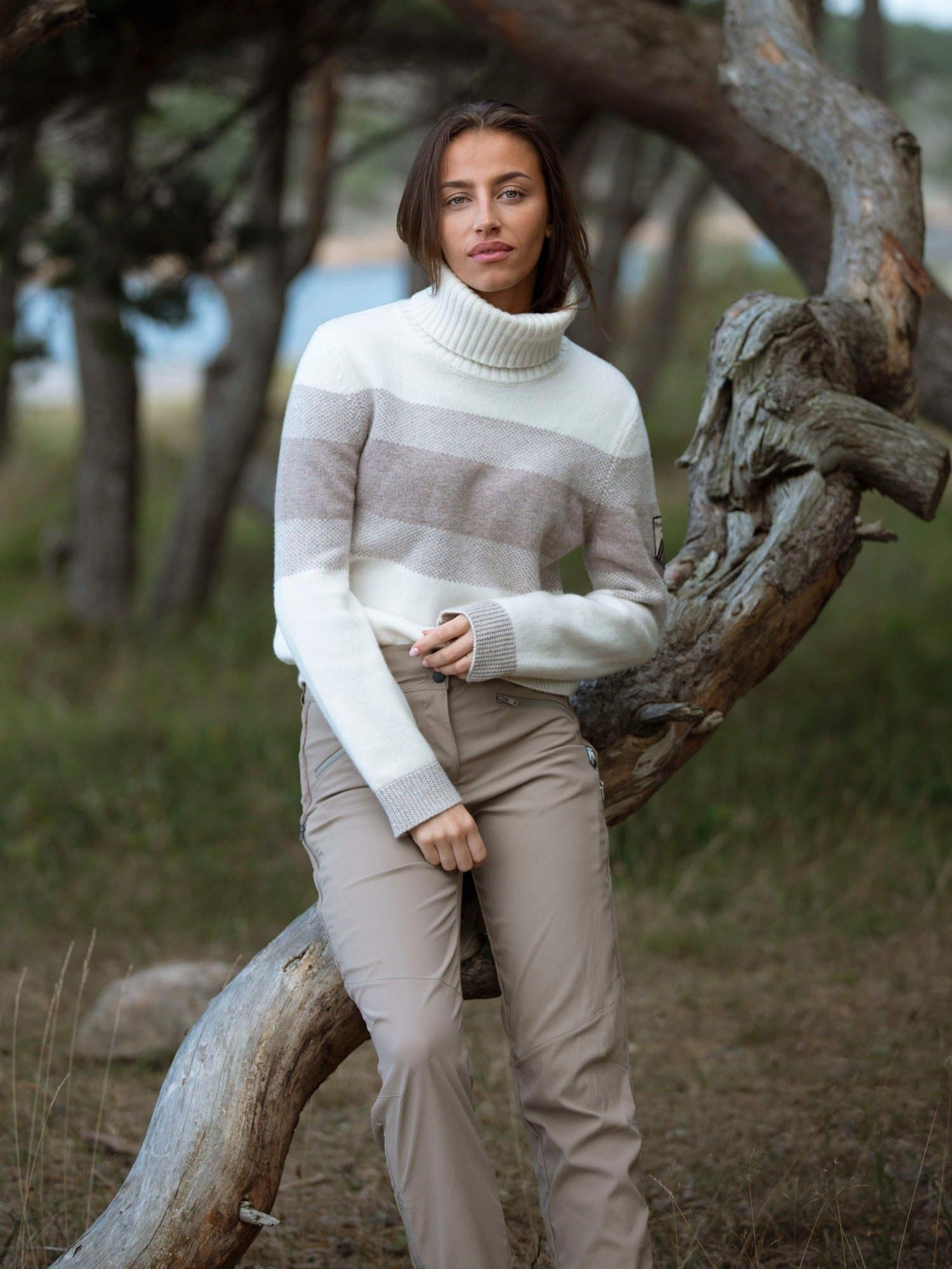 Romsdalshorn Active Cord Pants Dame Driftwood