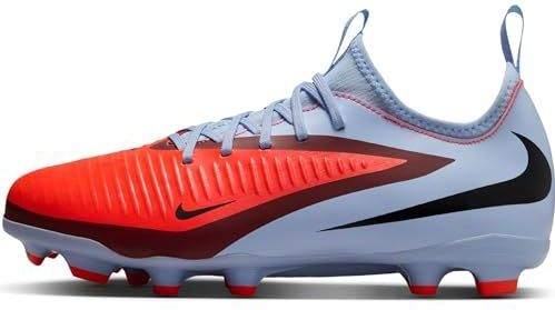 Nike Phantom 6 Low Academy - Voetbalschoenen - Lichtblauw Felrood Zwart - Kids
