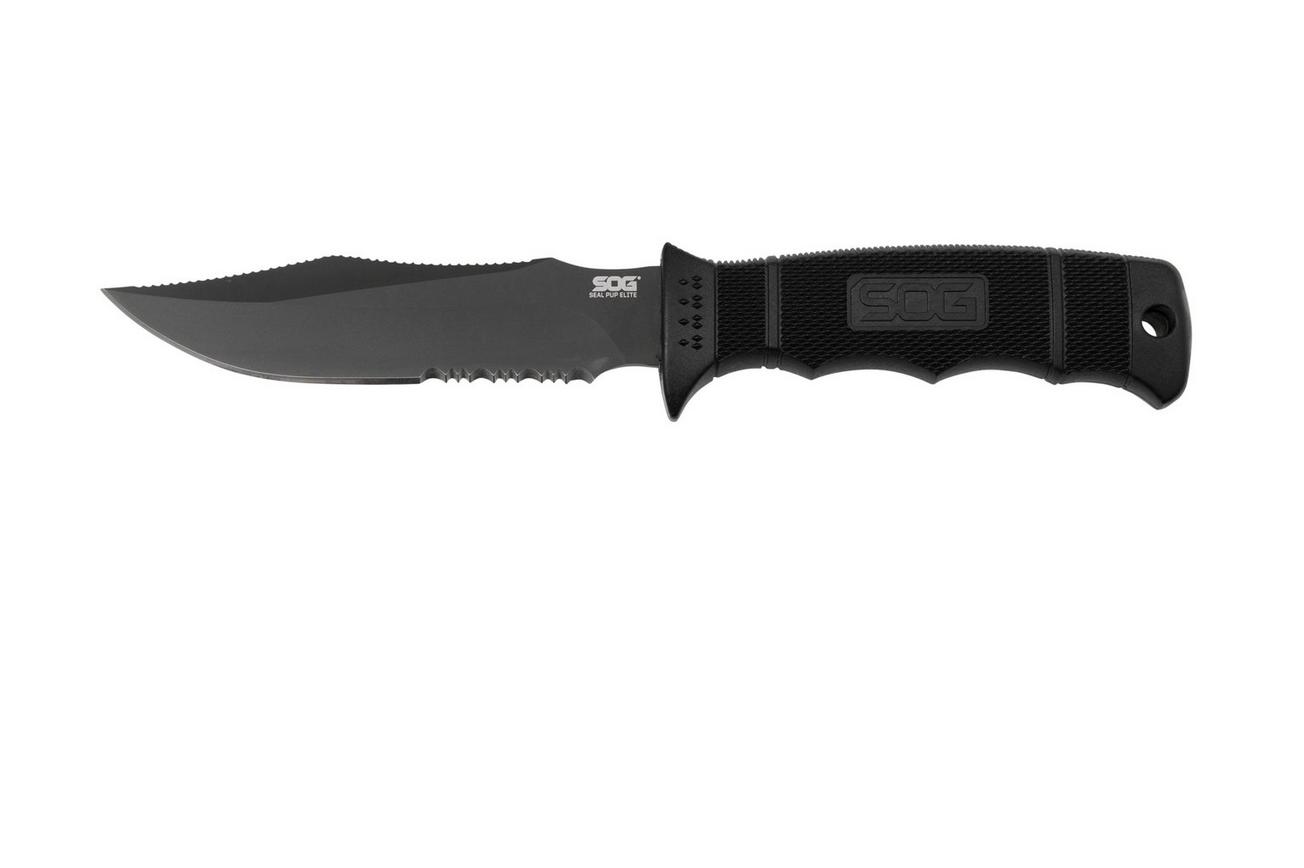 SOG- Seal Pup Elite E37T-K vaststaand mes