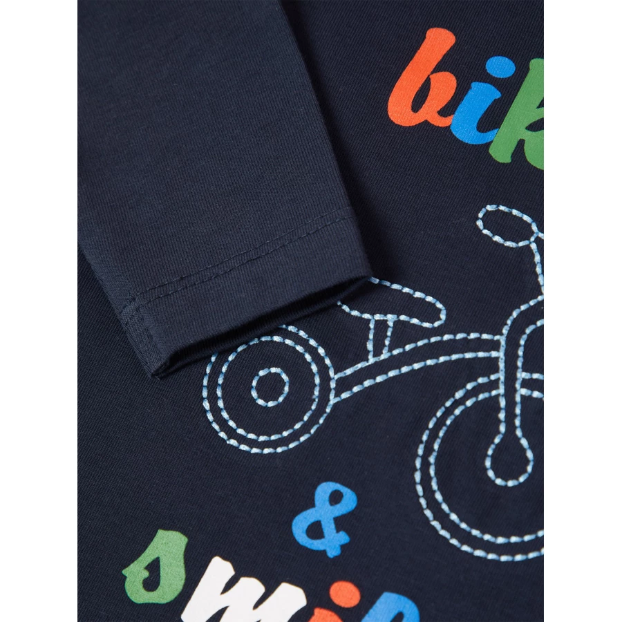 name it Boys Langarmshirt Betin dark sapphire