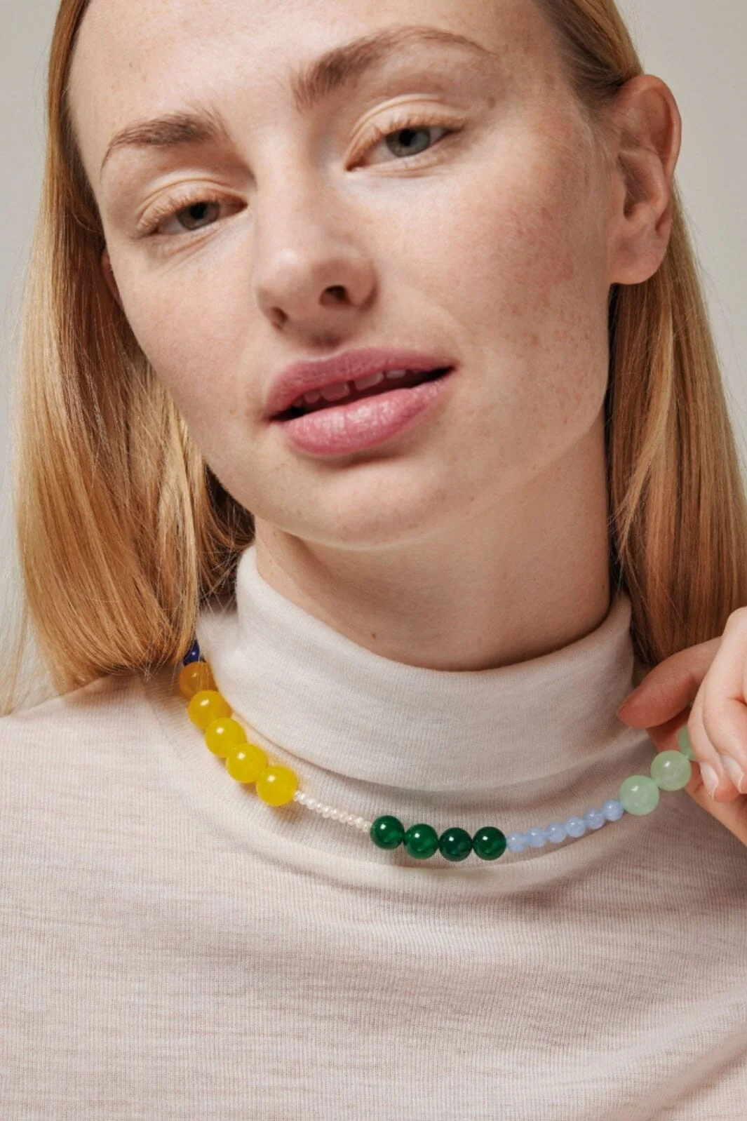 Enamel Copenhagen Necklace, Tanya