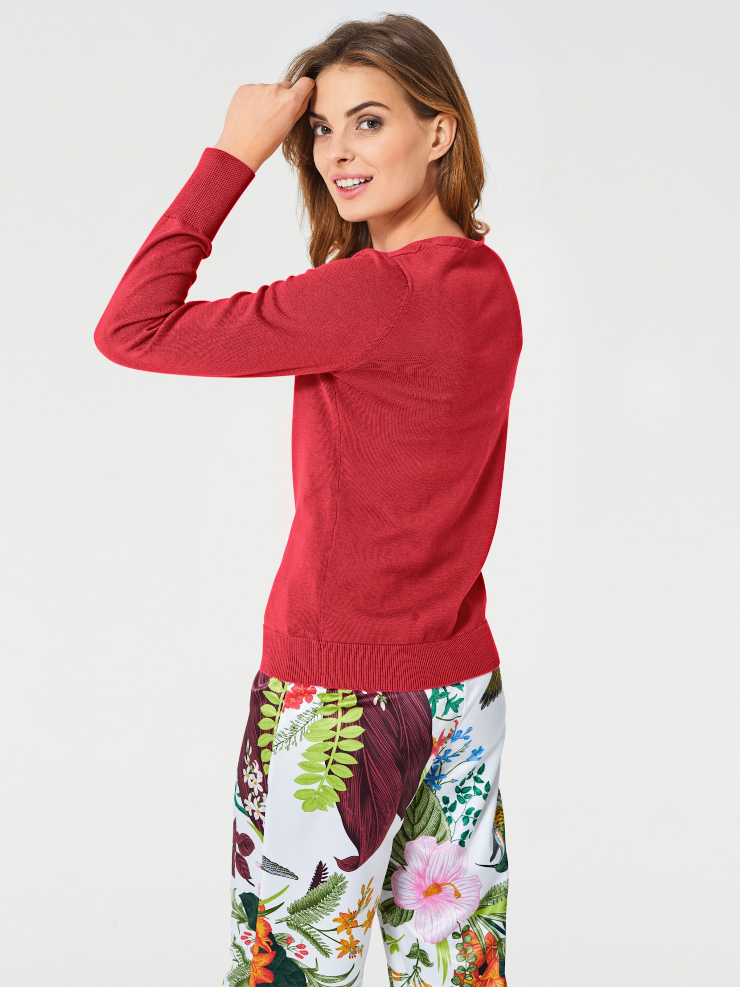 Feinstrickjacke