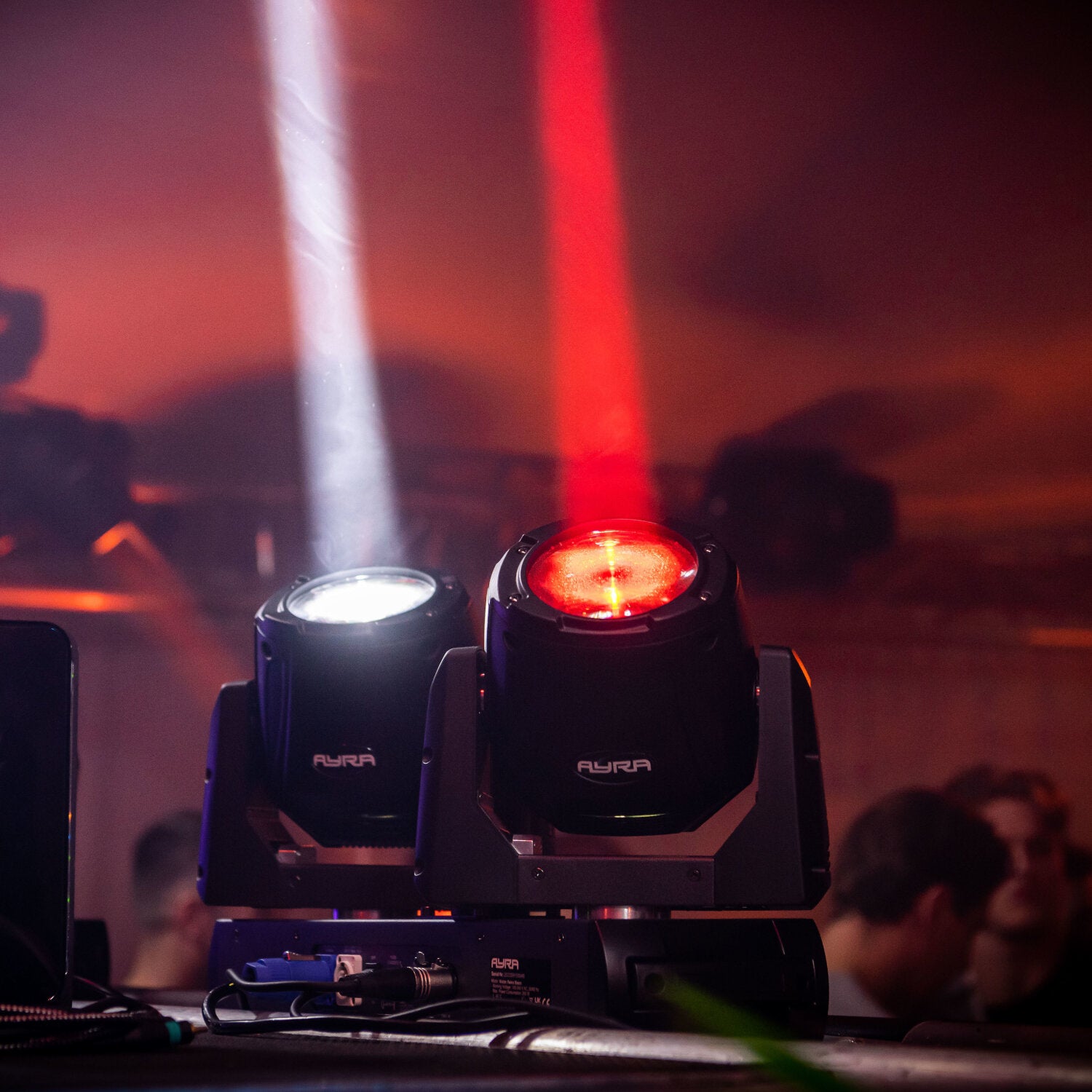 Ayra Vision Twins Beam LED movinghead set inclusief flightcase