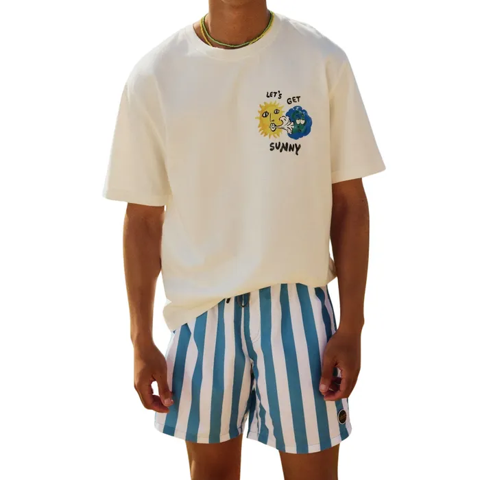 Shiwi Broad Stripe Zwemshort Heren