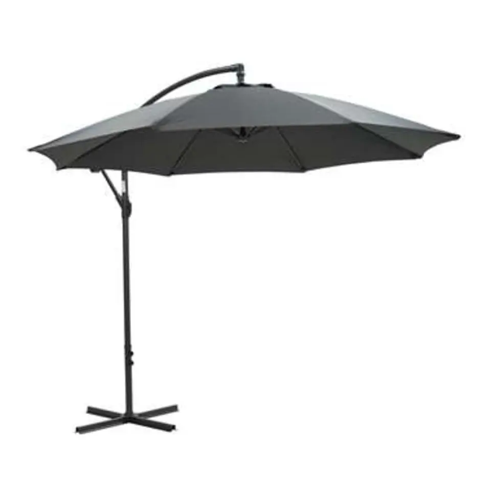 Garden Impressions Athene Zweefparasol Ø300 cm donker grijs