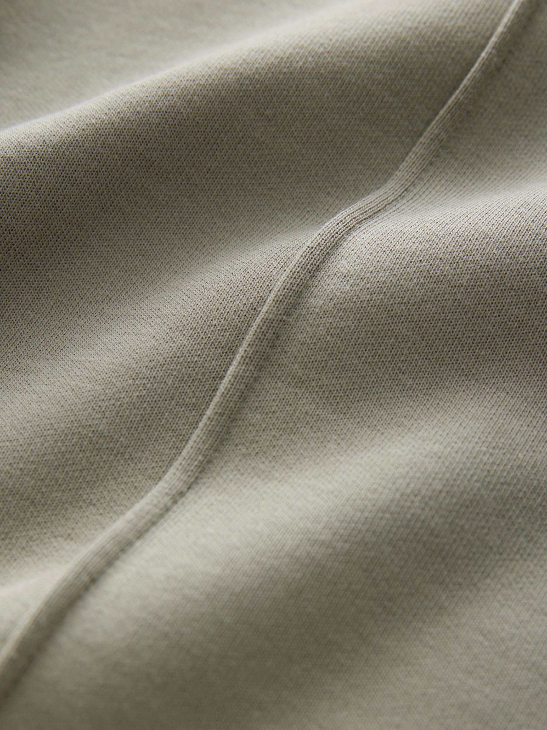 Kakigroen - Slim-fit jersey shorts met slimme ritszakken