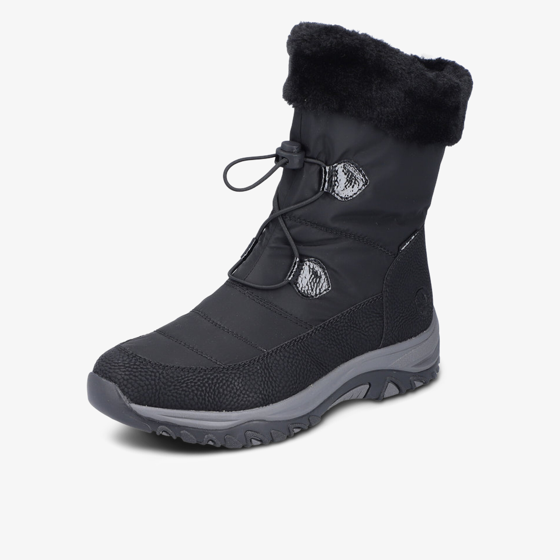 rieker Damen Winterstiefel schwarz