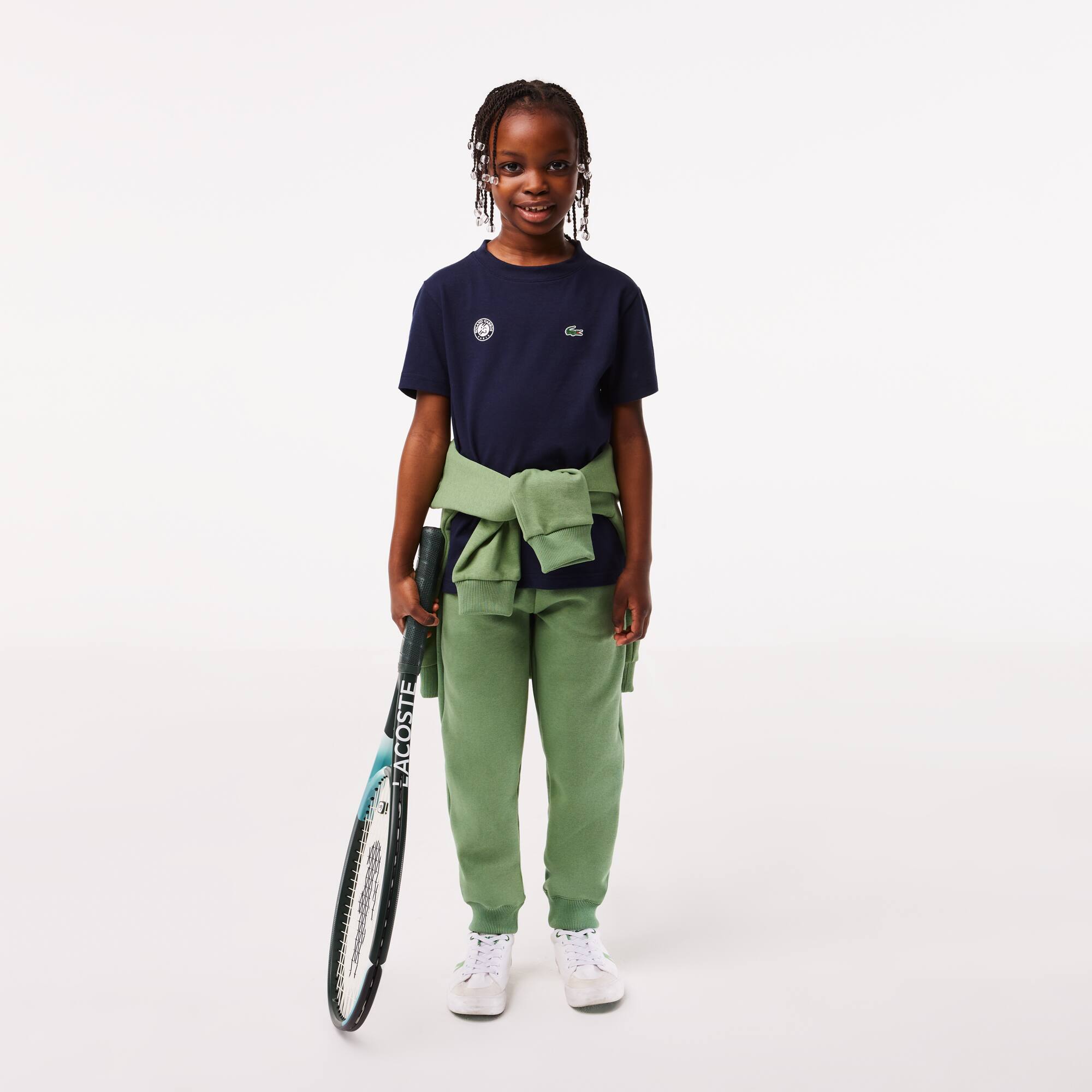 T-shirt enfant Édition Roland Garros Performance en jersey ultra dry T-Shirts & Chemises - Bleu - Lacoste - Enfant
