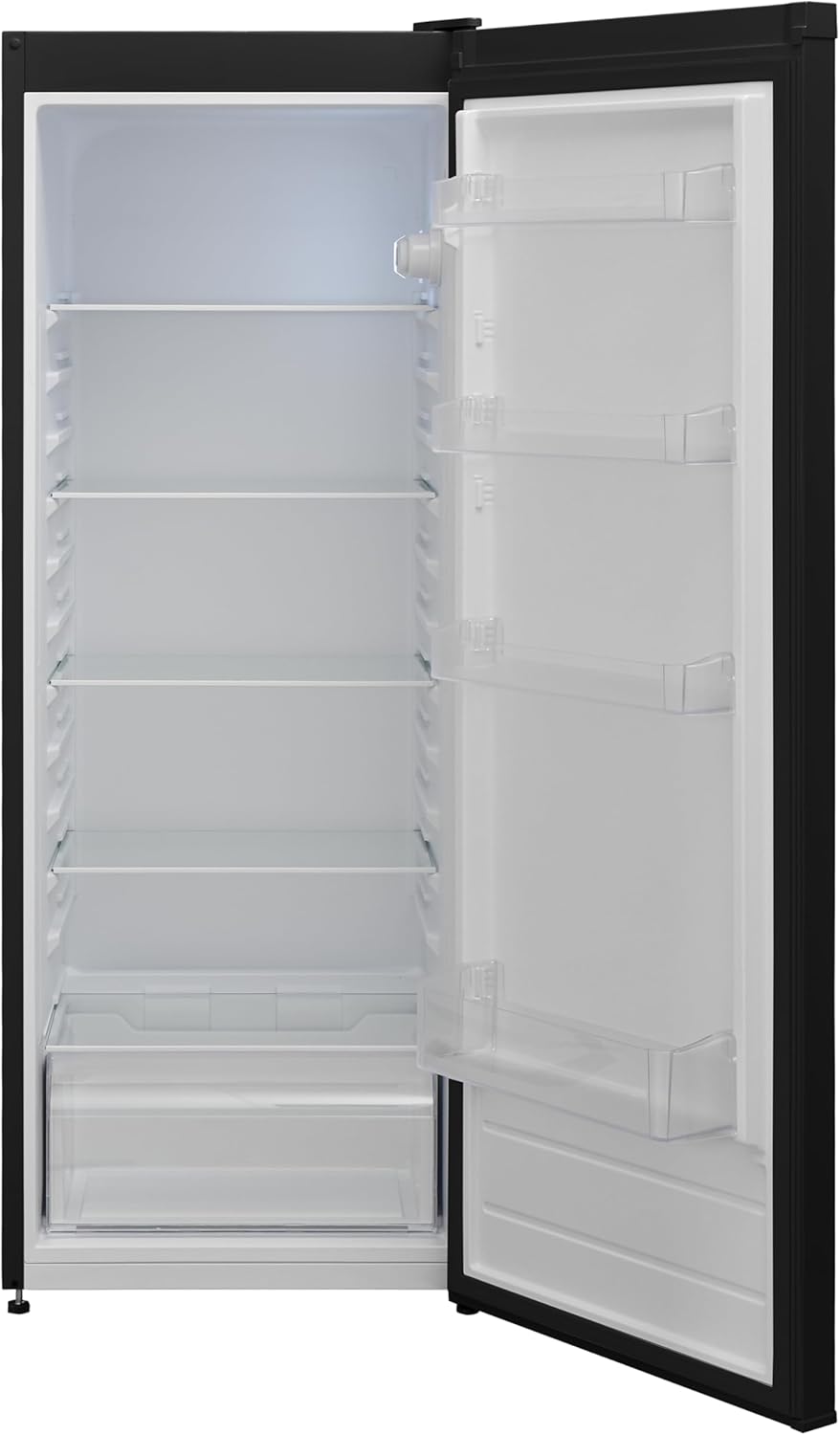 TELEFUNKEN Kühlschrank ohne Gefrierfach 255 Liter | Standkühlschrank groß | Vollraumkühlschrank freistehend mit Gemüsefach | LED-Beleuchtung | Türanschlag wechselbar | KTFK265EDI dark inox