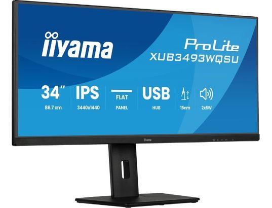 IIYAMA - Ecran 34 pouces WQHD ProLite XUB3493WQSU-B6
