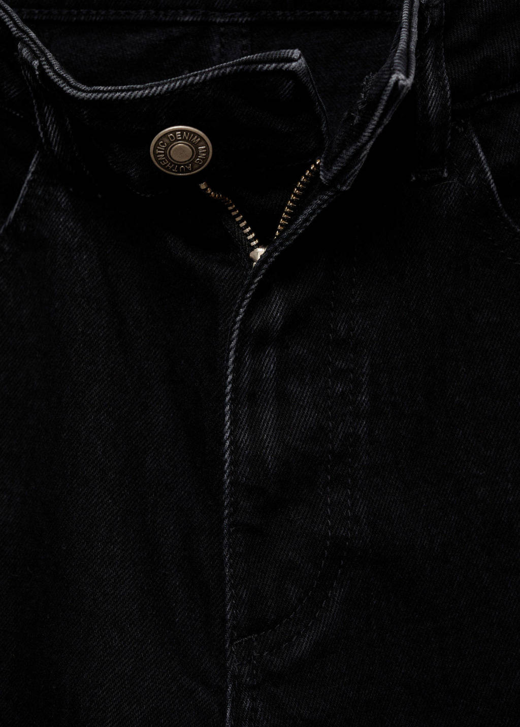MANGO TEEN tapered fit jeans zwart