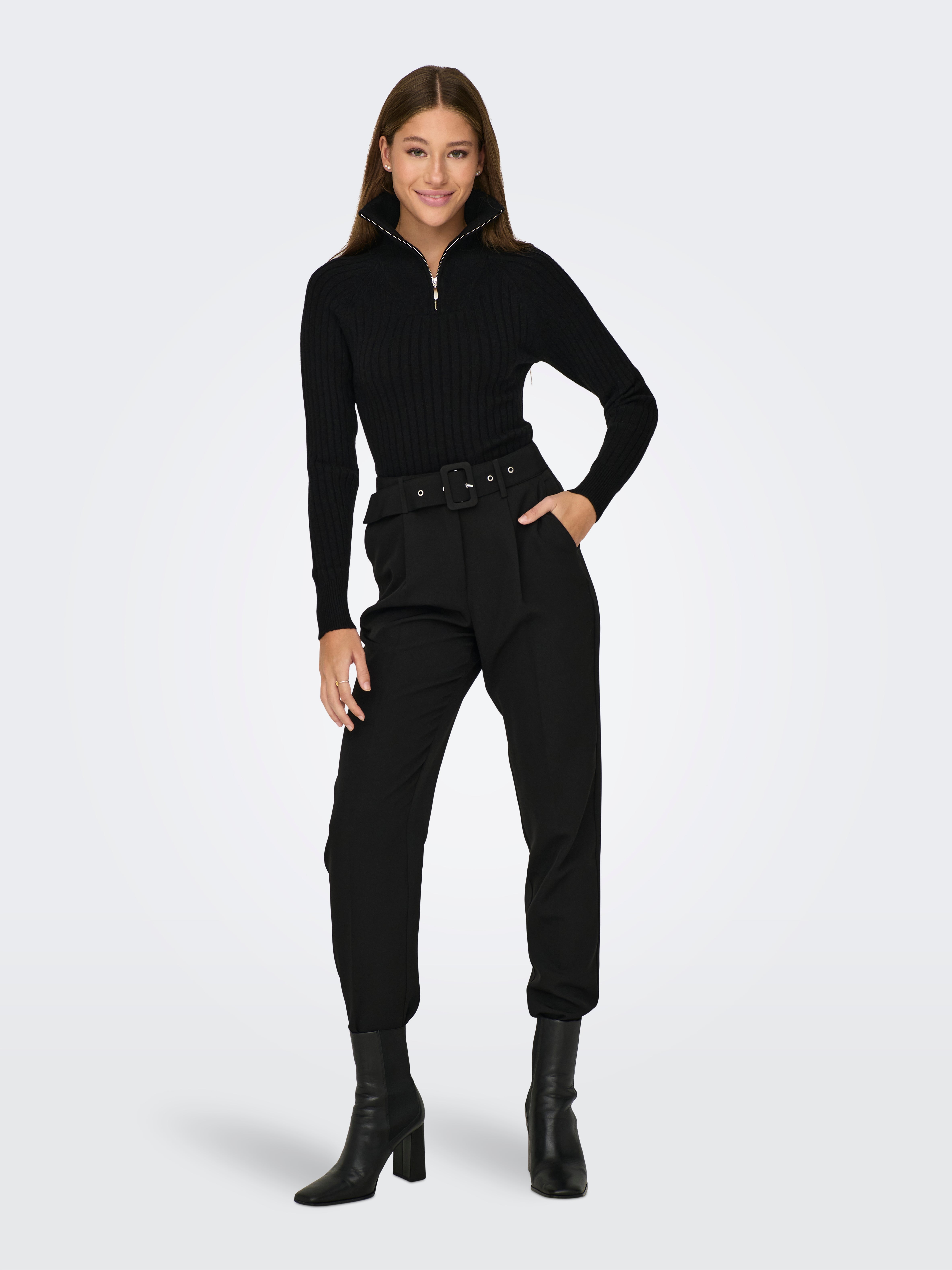 JDYMAGDA Strickpullover Black