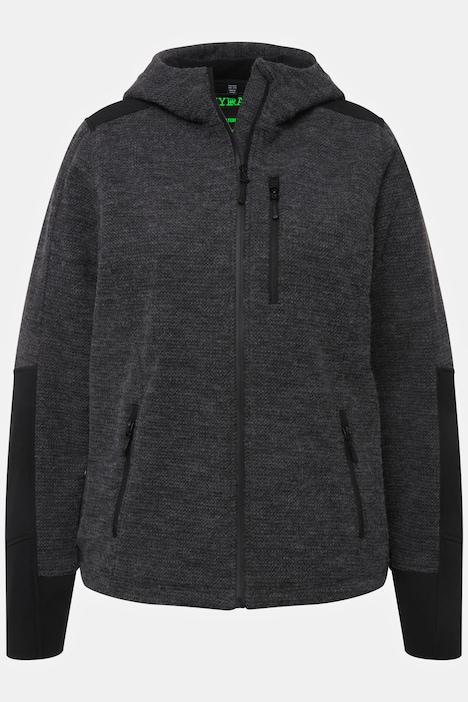 Funktions-Fleecejacke, wasserabweisend, Daumenloch