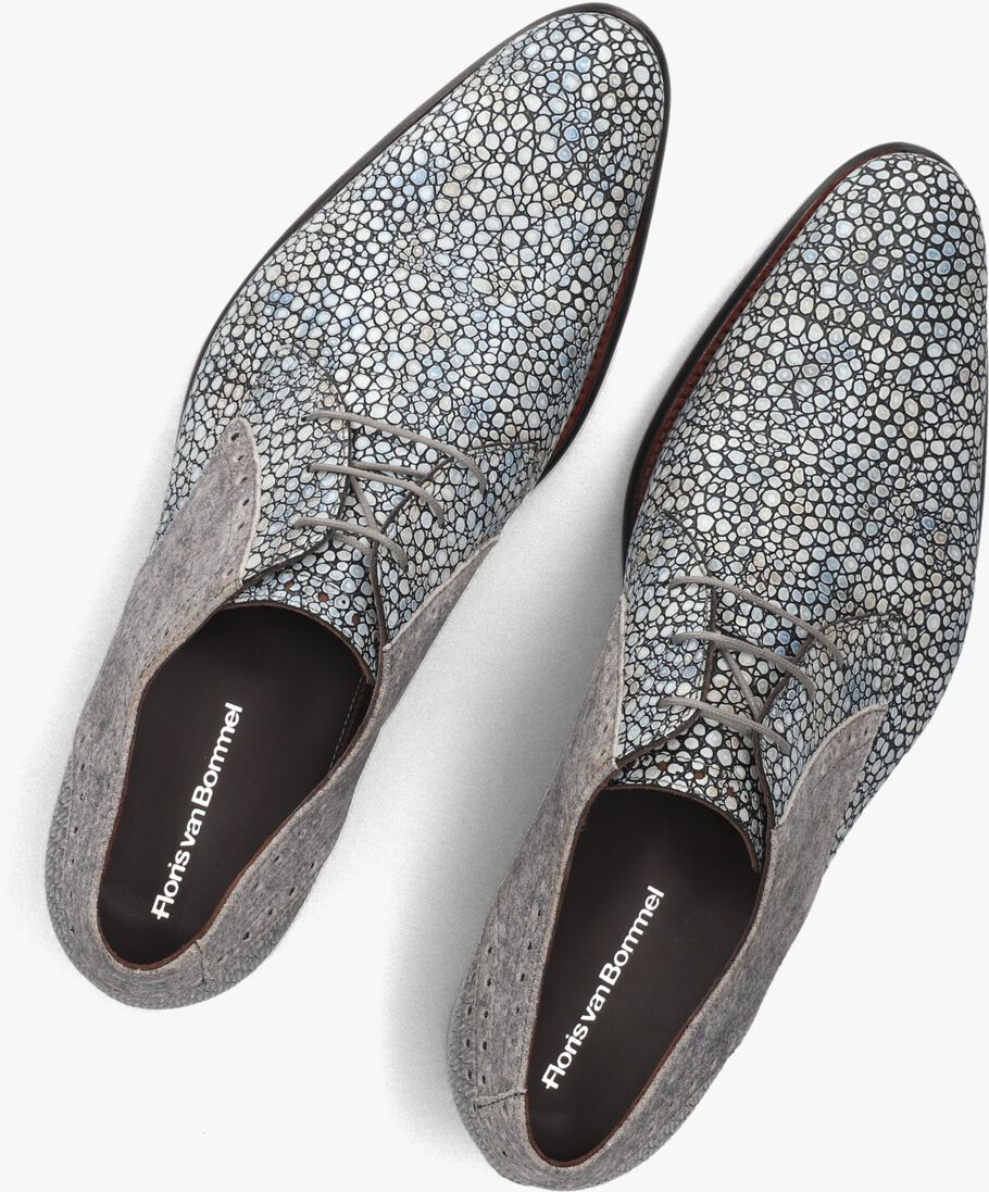 blauwe floris van bommel nette schoenen sfm-30361 de stapper