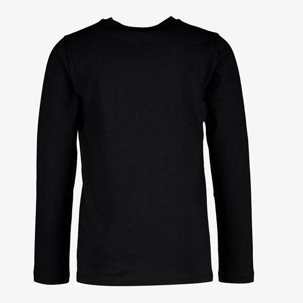 Unsigned jongens shirt zwart met tekst