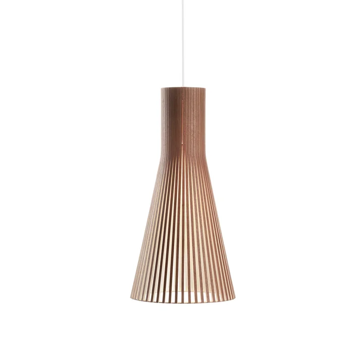 Secto - Secto 4201 Pendelleuchte, Small Ø 25 x H 45 cm, Walnuss