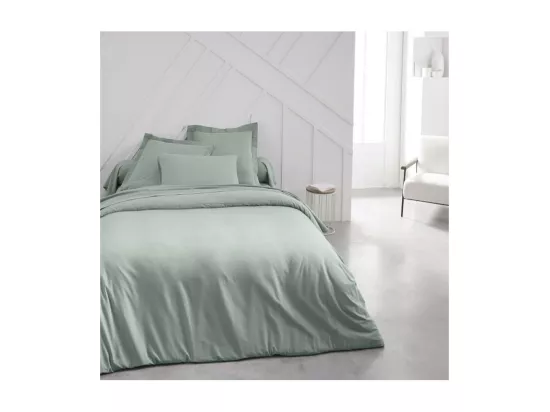 Housse de couette lisse 100% coton, qualité 144 fils. Turquoise 240x220cm