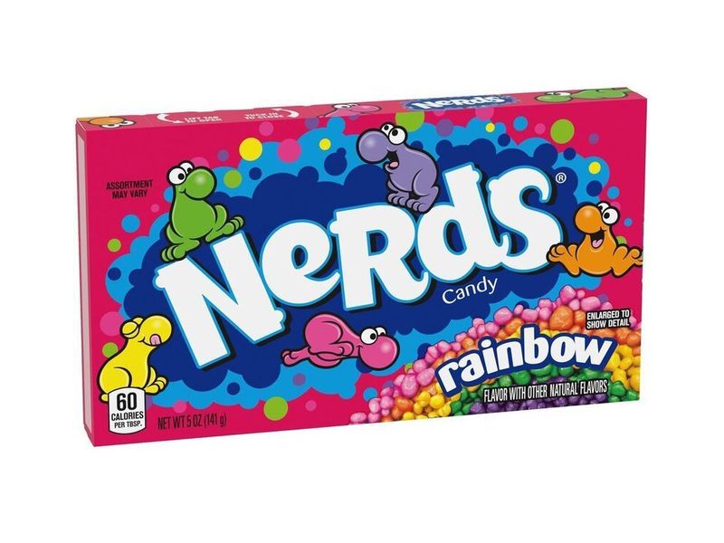 Wonka Nerds Bonbons Rainbow Nerds 142 g Farbiger Bonbon Mix
