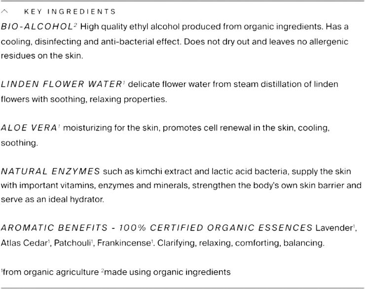 Less Is More Organic Hand Refreshing Spray
