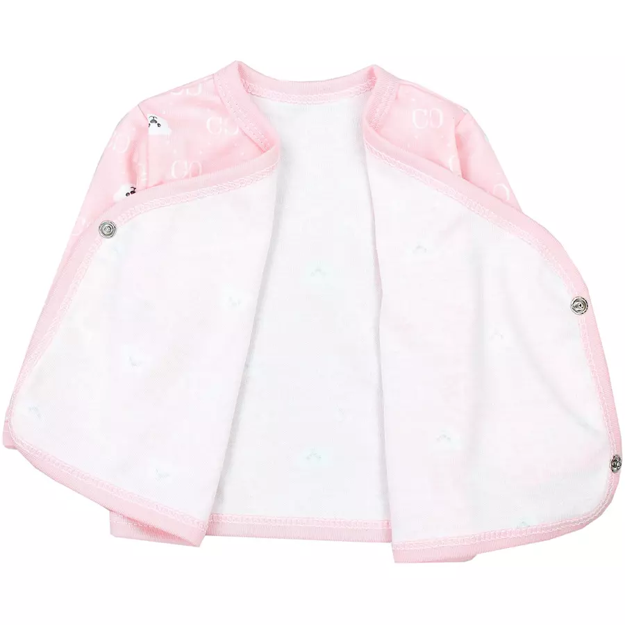 TupTam Baby Mädchen Langarm Wickelshirt 5er Set rosablau