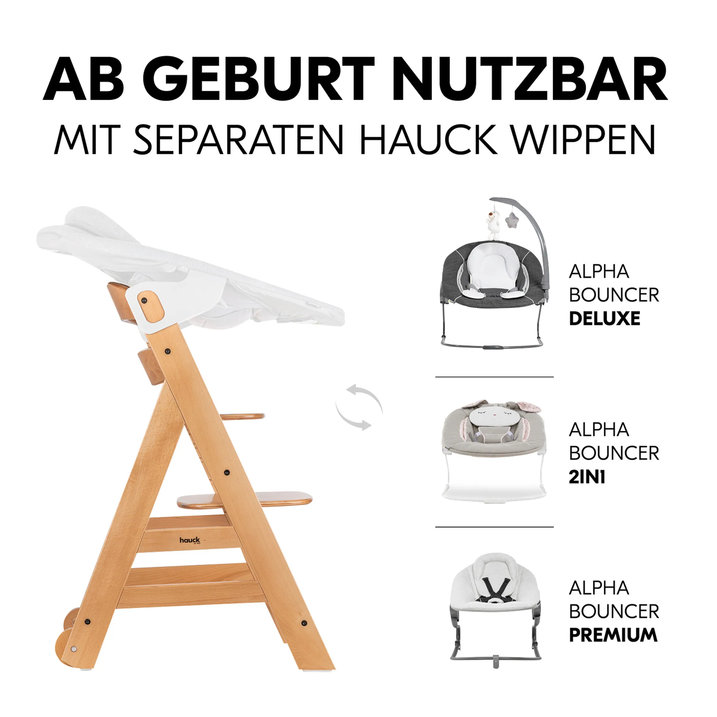 Hauck Hochstuhl Beta+ Natural