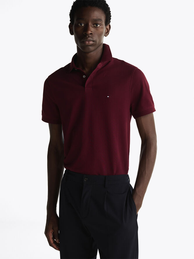 Tommy Hilfiger 1985 REGULAR POLO Deep rouge
