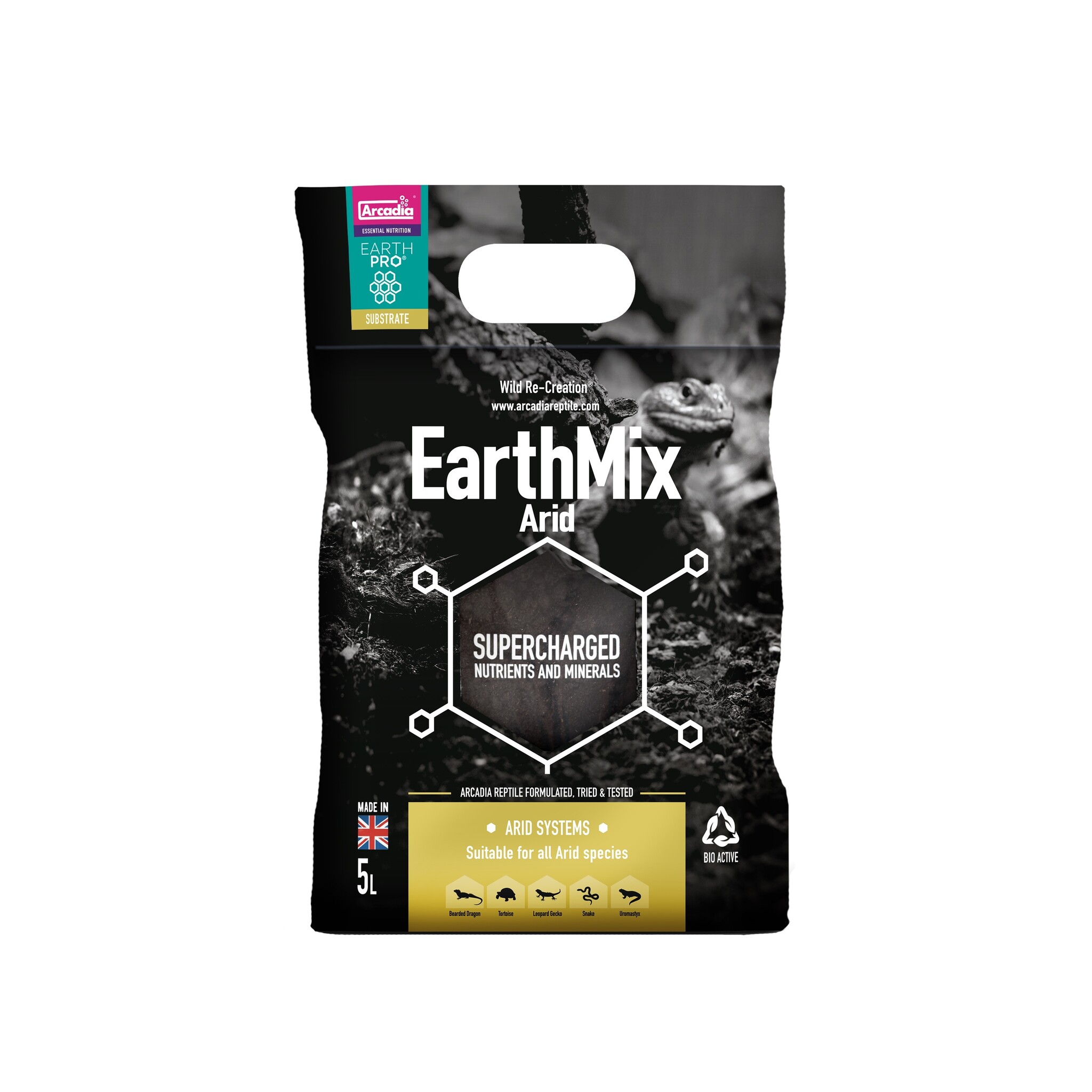 Arcadia Terrarium Substraat Earthmix Arid 5L