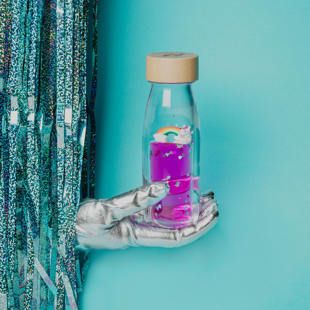Petit boum sensorische fles move - rainbow