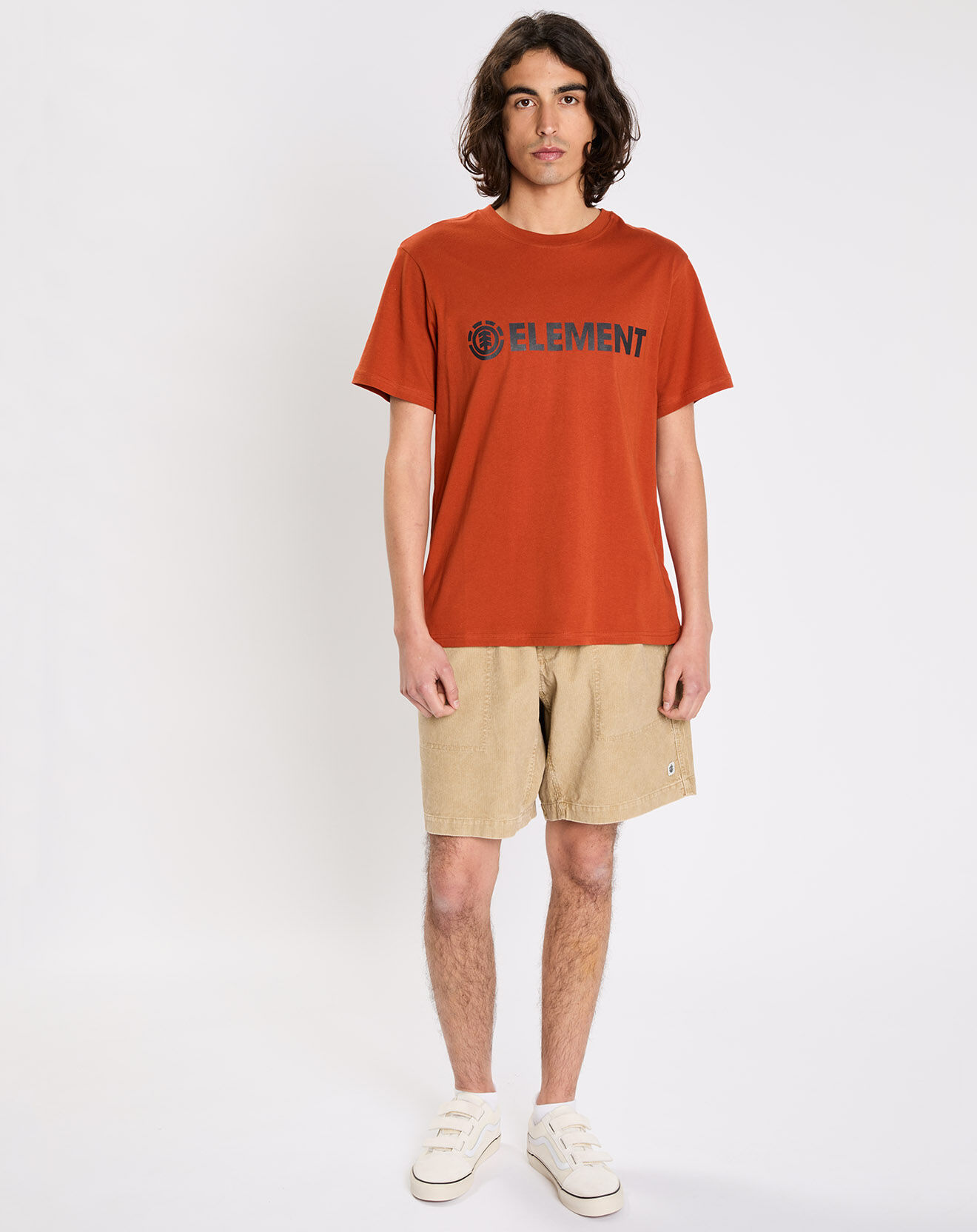 Element T-Shirt 100% Coton Bio Regular Fit Blazin orange