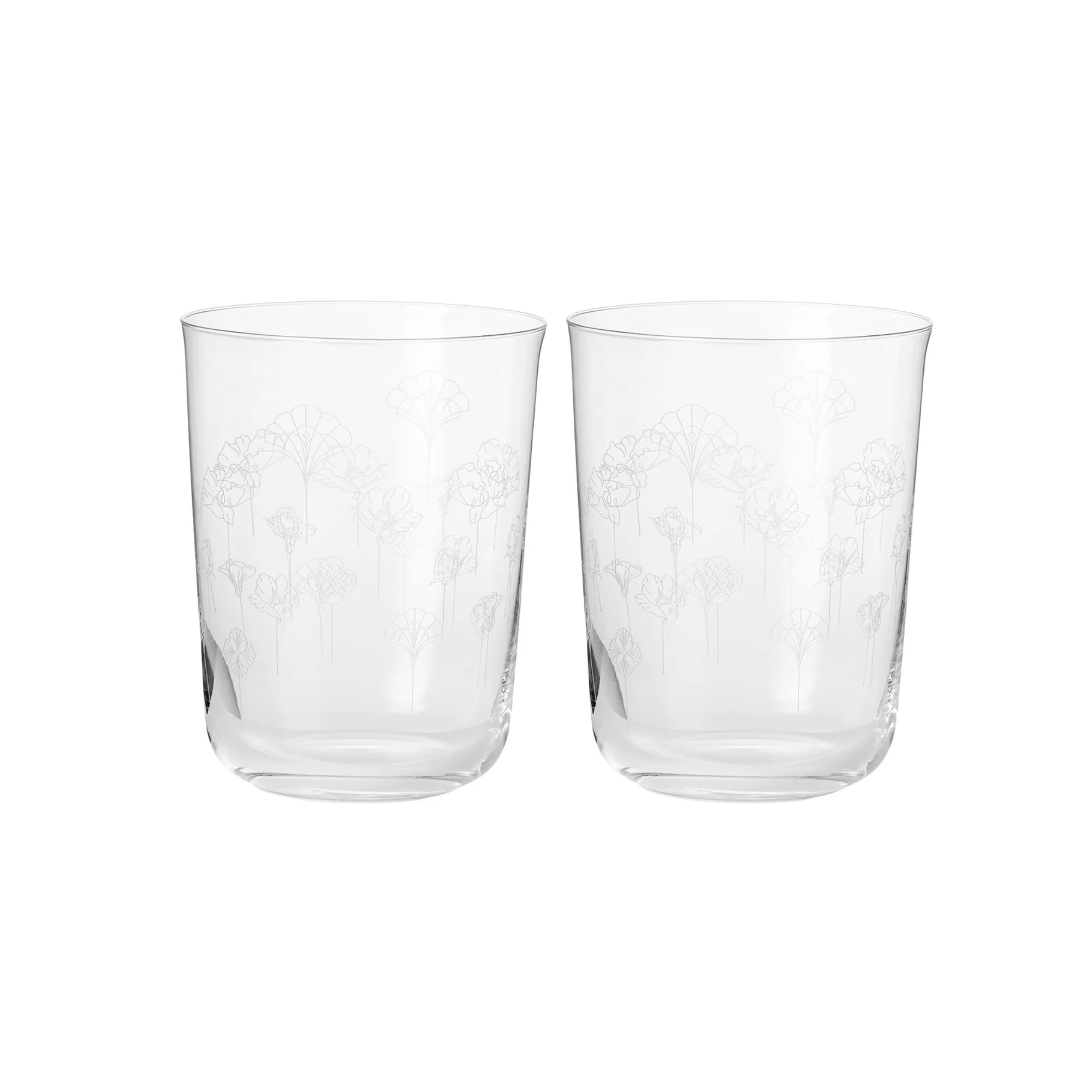 Frederik Bagger  Flower XL vandglas - 2 stk.