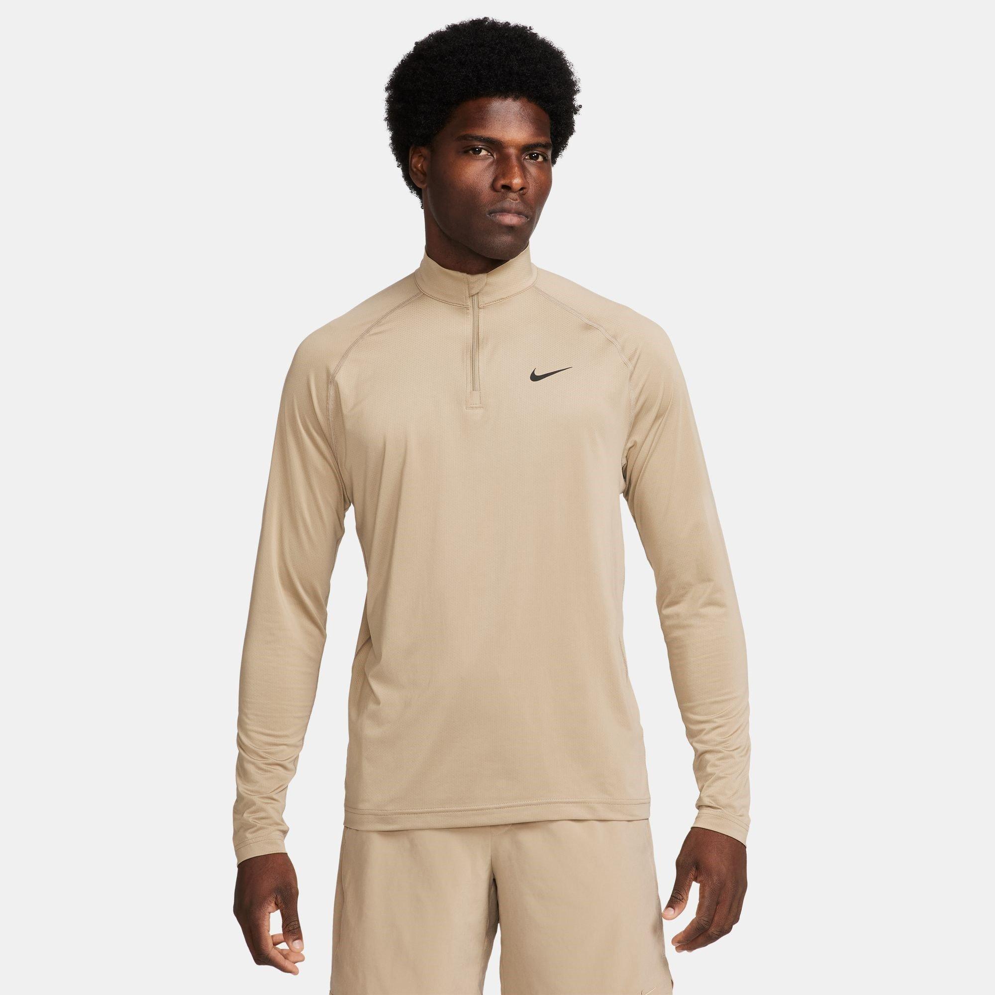 Nike Ready Mens Dri FIT 1 4 Zip Fitness Top