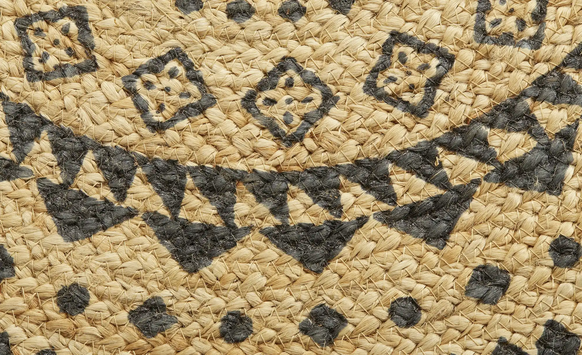 Jute-Teppich Mamda Ornament