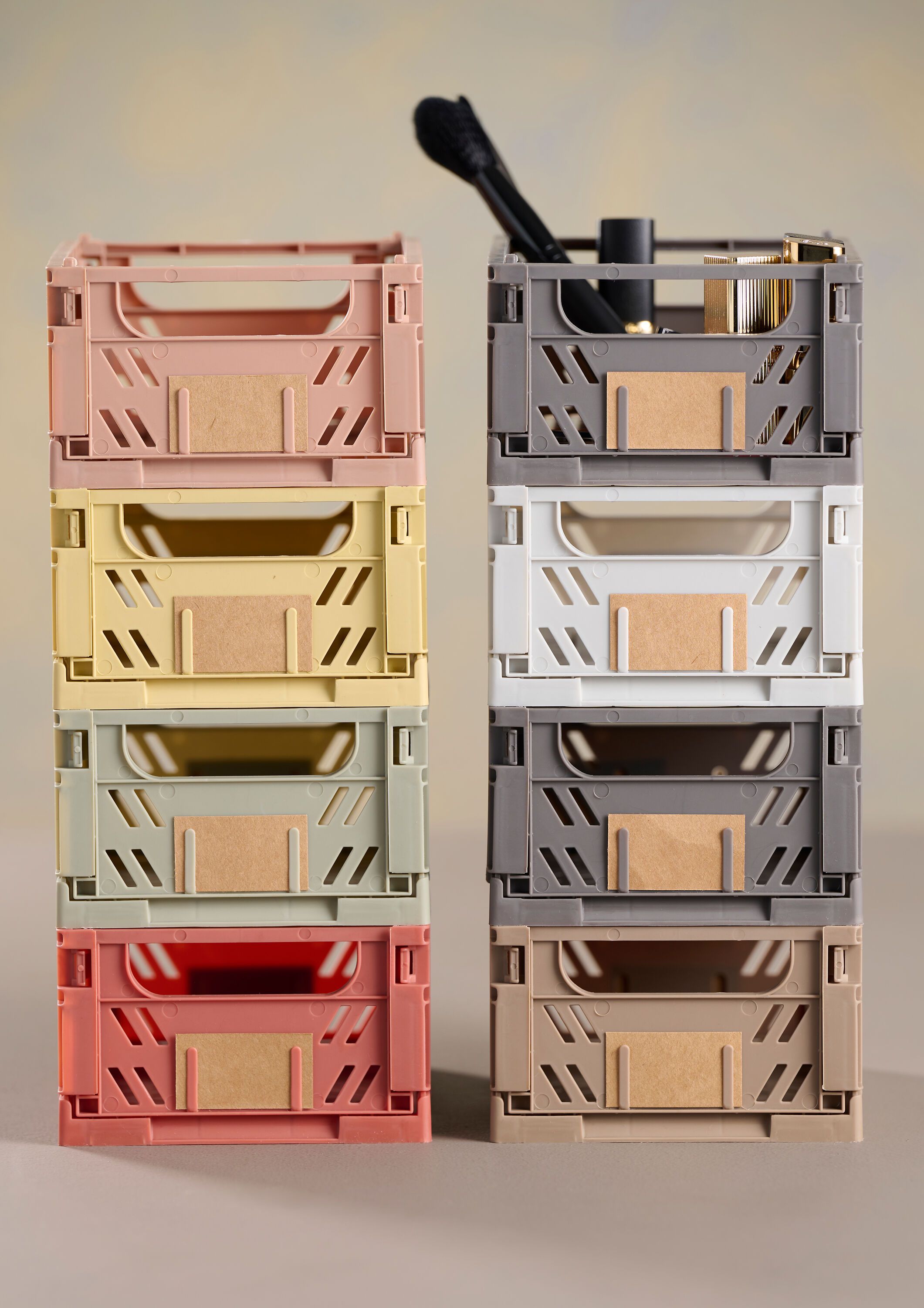FELIX Klappbox sand 25x16.5x10 cm - Sand / B: 25.0 cm x T: 16.5 cm x H: 10.0 cm