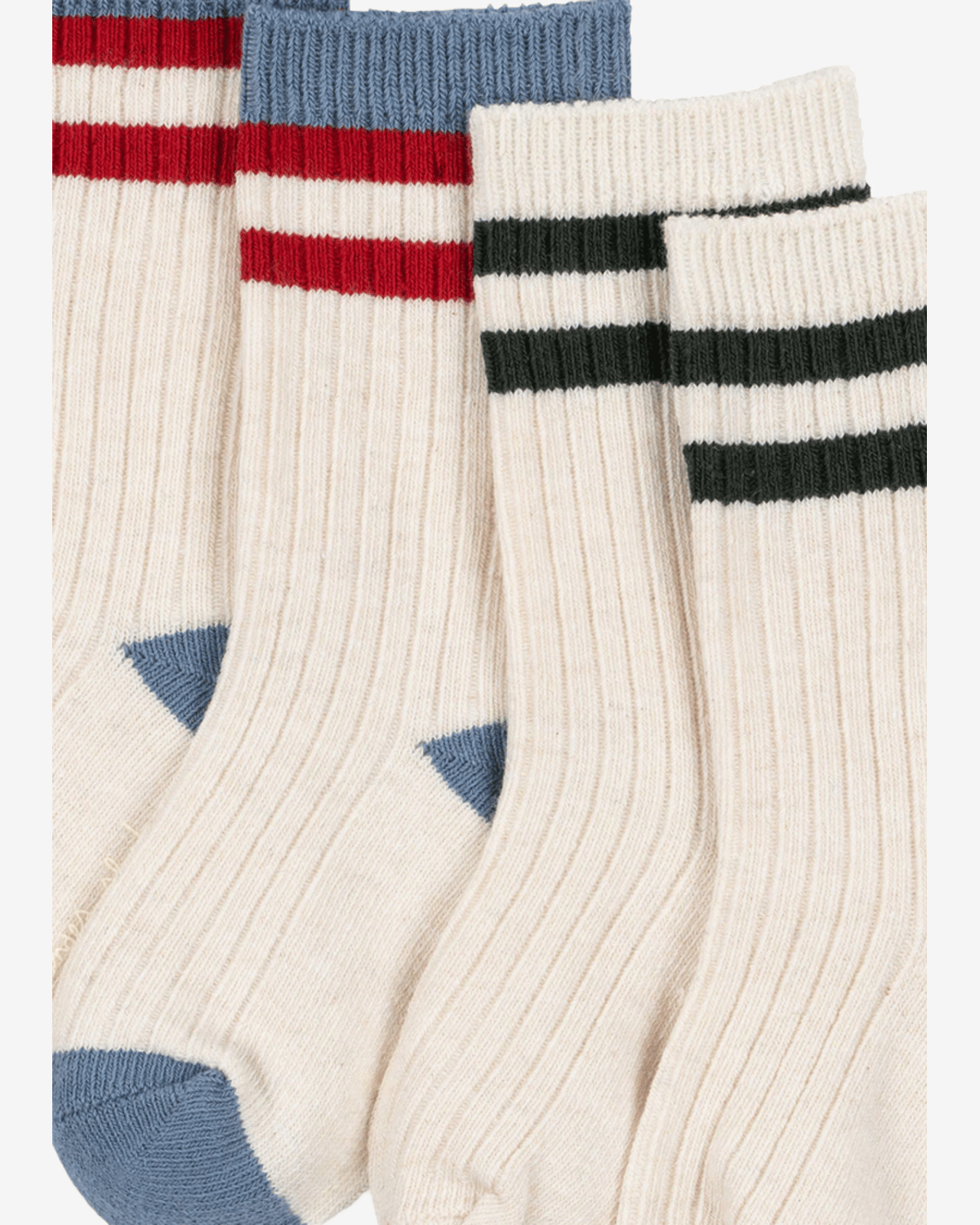 Sokker 2pk – Ribb, Øko Bomull | 2 Pack Rib Socks
