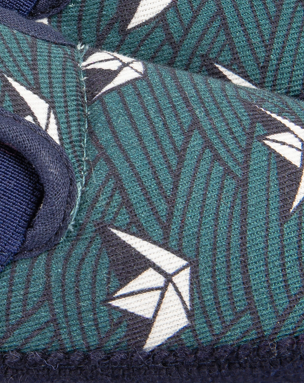 Schlupfhausschuhe ORIGAMI in petrol